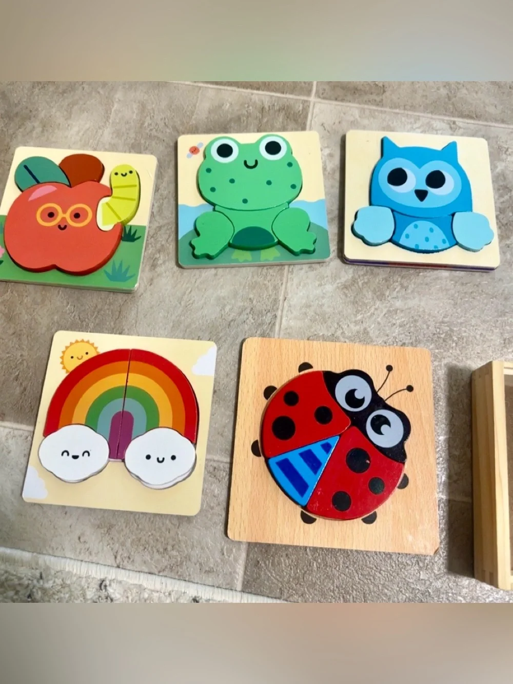 Wooden Toddler Puzzle Bundle – 7 Puzzles | Montessori & Educational